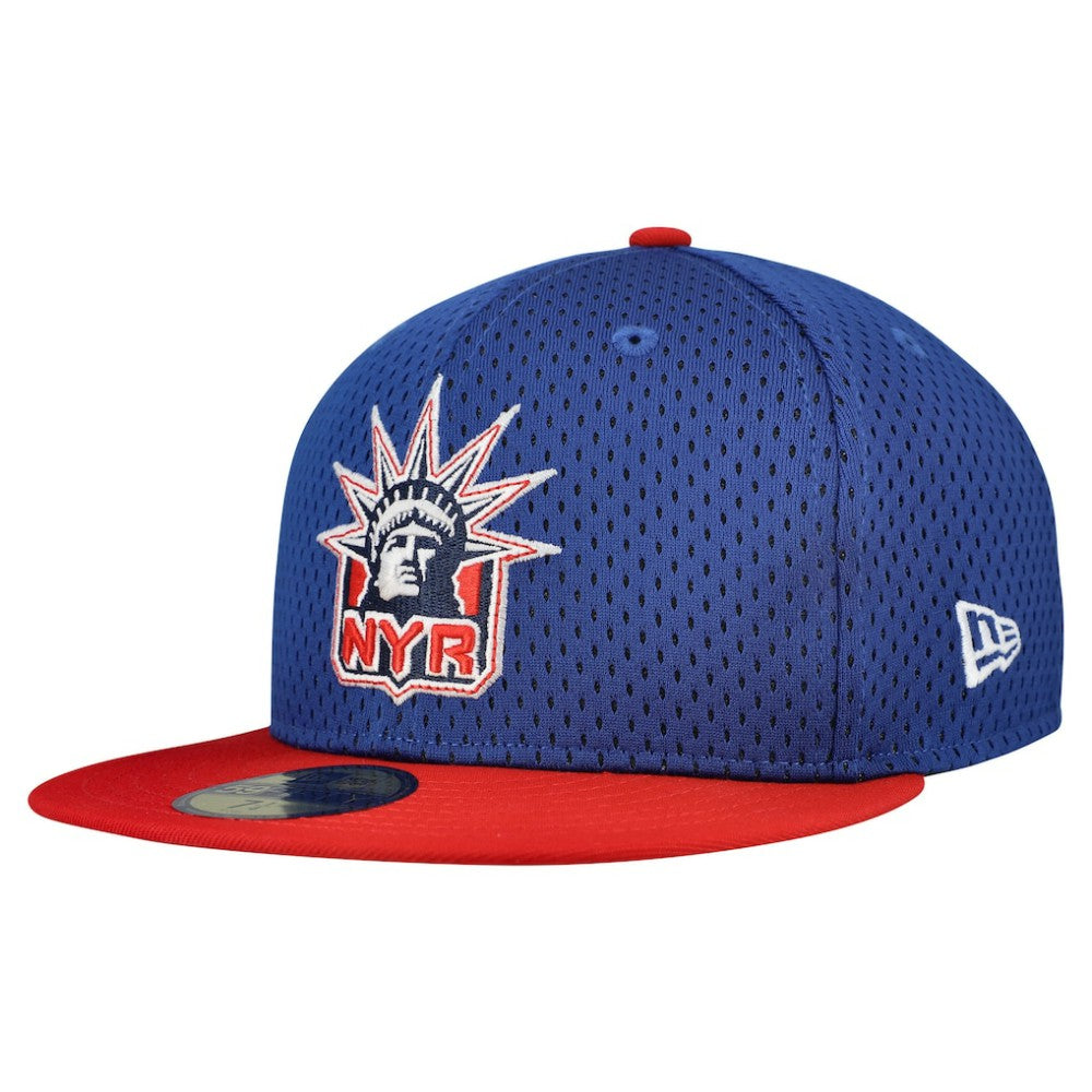 New York Rangers New Era Mesh Crown Two-Tone 59FIFTY Fitted Hat