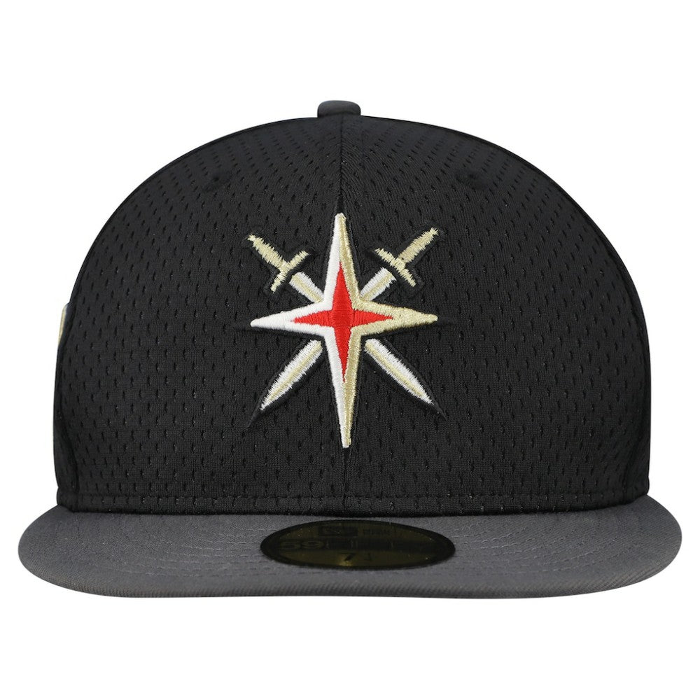 Vegas Golden Knights New Era Mesh Crown Two-Tone 59FIFTY Fitted Hat