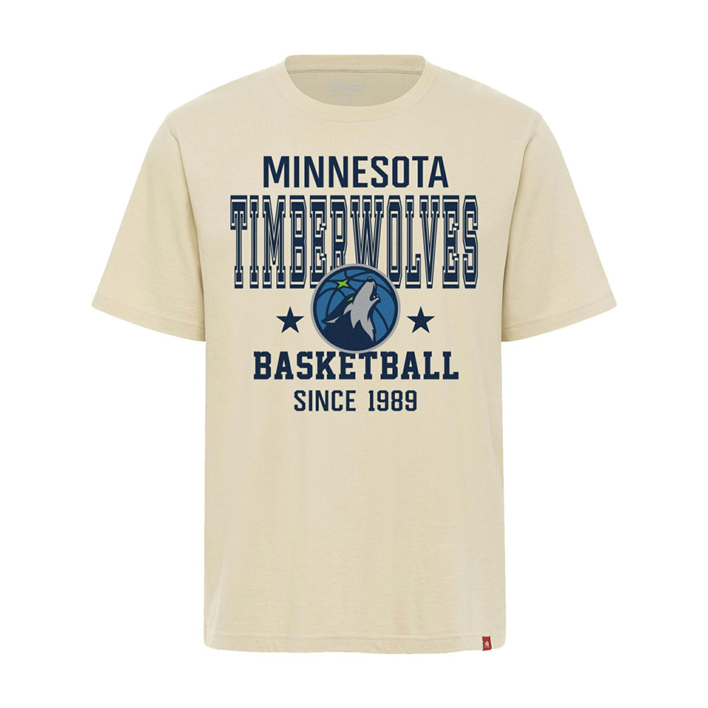 Minnesota Timberwolves Sportiqe Unisex Duke Premium T-Shirt - Cream discount