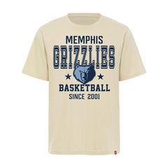 Memphis Grizzlies Sportiqe Unisex Duke Premium T-Shirt - Cream online