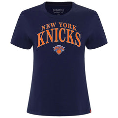 New York Knicks Sportiqe Women's Arcadia Boxy T-Shirt - Navy on sale