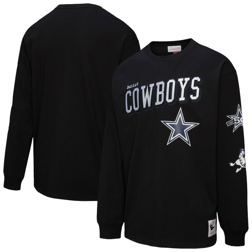 NFL Dallas Cowboys Training Camp Vintage Logos Long Sleeve T-Shirt