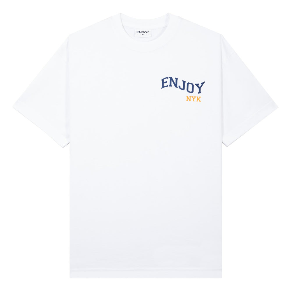 Enjoy Basketball x New York Knicks Unisex Hoop Enthusiast Capsule Collection T-Shirt - White sale