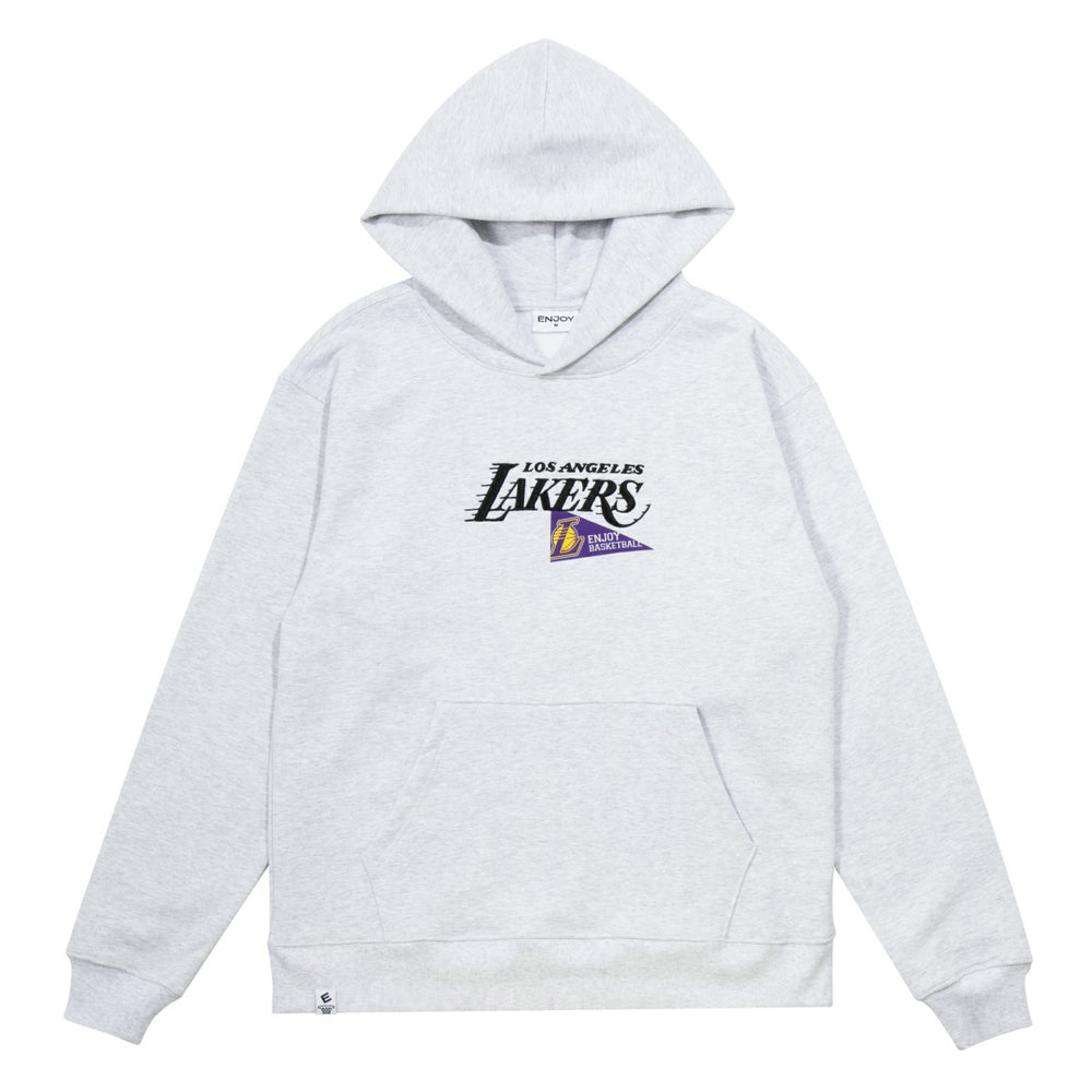 Enjoy Basketball x Los Angeles Lakers Unisex Hoop Enthusiast Capsule Collection Pullover Hoodie - Heather Gray shop