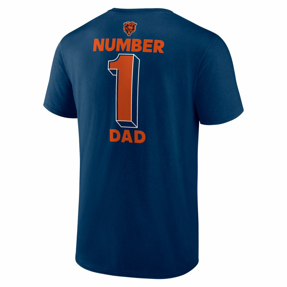 NFL Chicago Bears #1 Dad Jersey T-Shirt