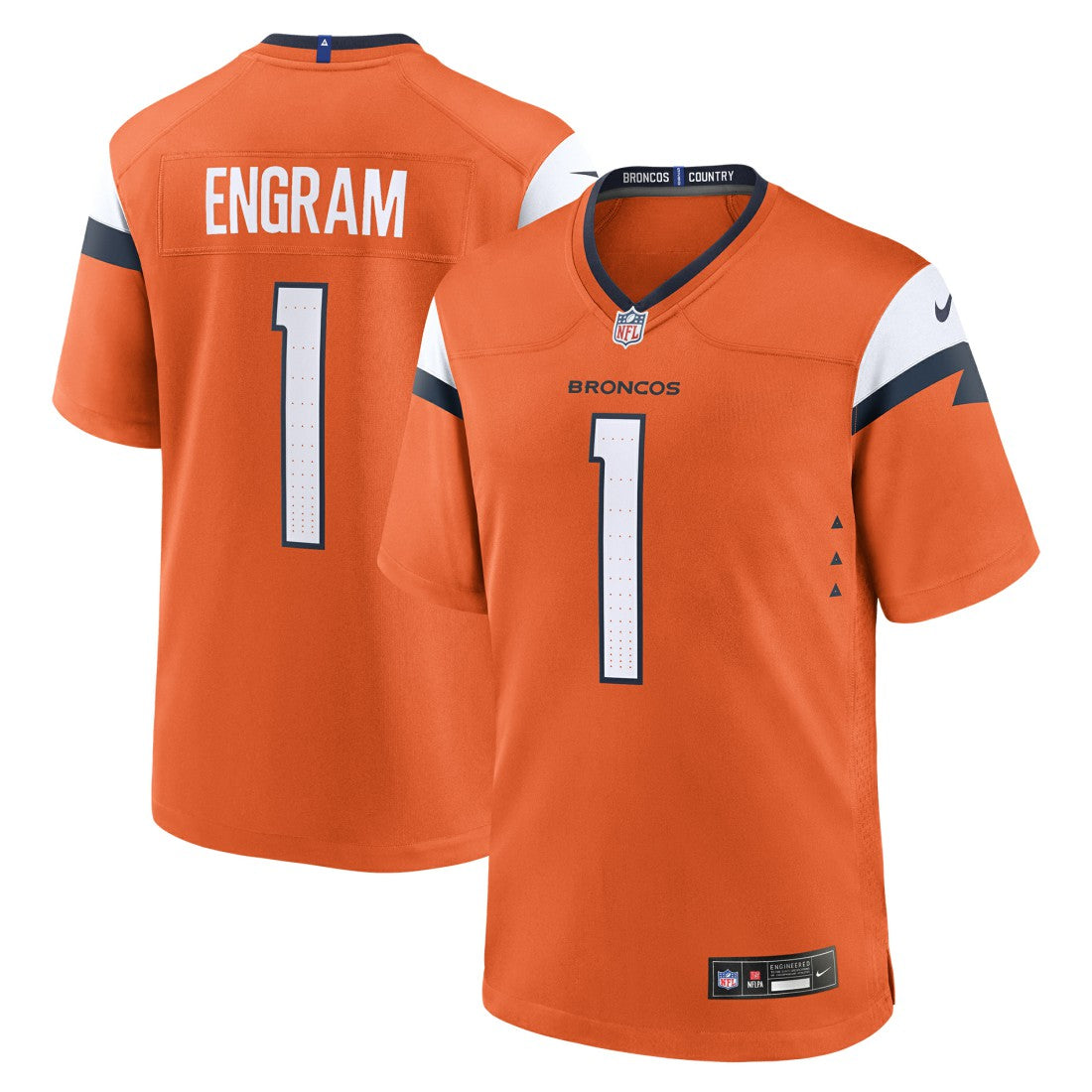 NFL Denver Broncos Evan Engram  Team Game Jersey