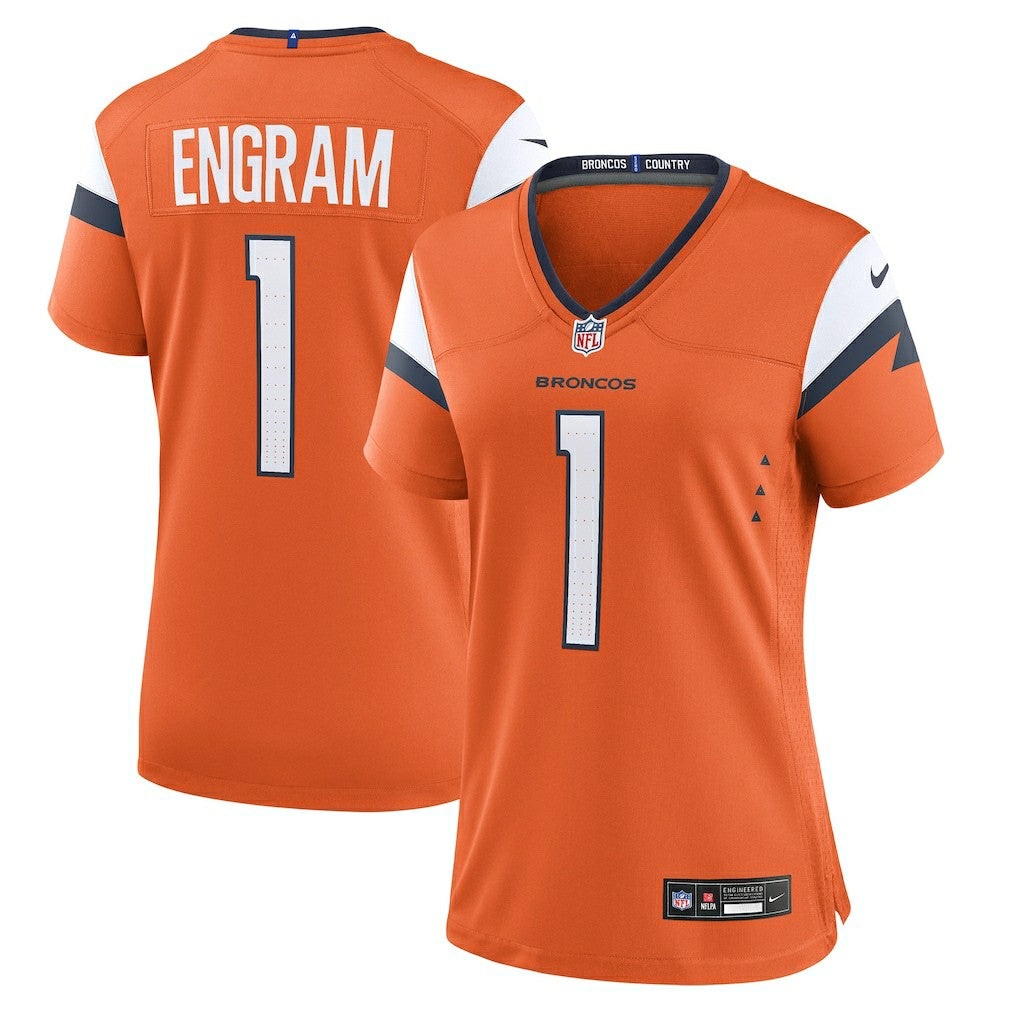 NFL Denver Broncos Evan Engram  Women's Team Game Jersey