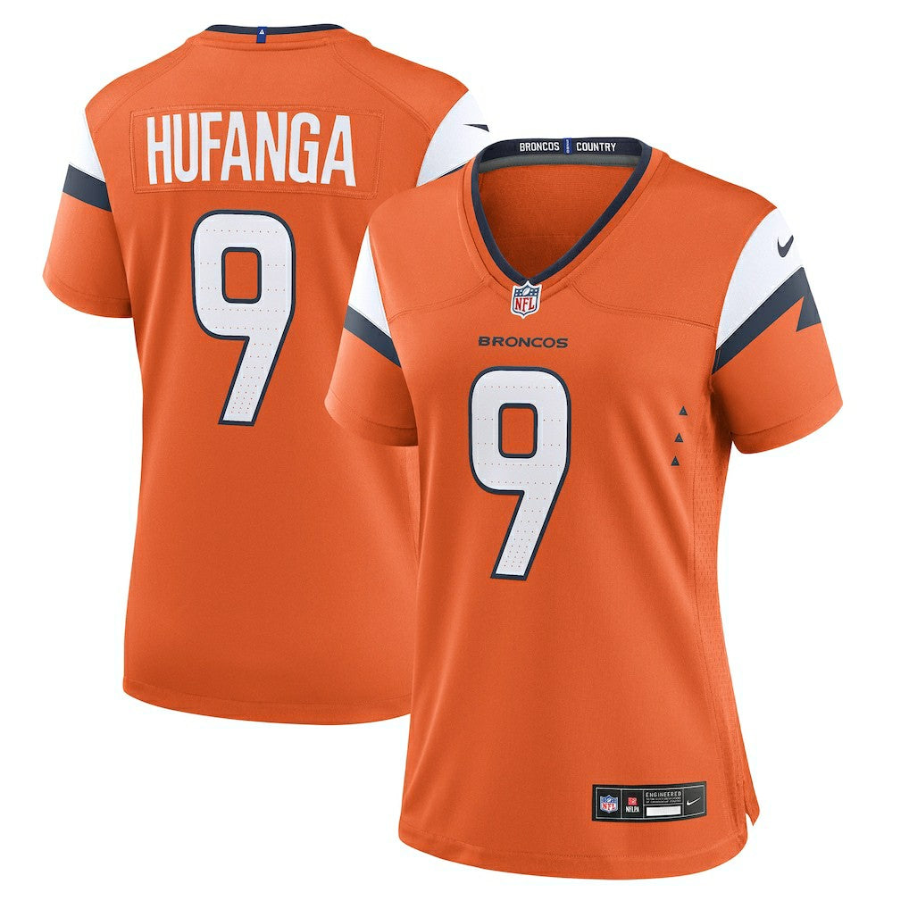 NFL Denver Broncos Talanoa Hufanga  Women's Team Game Jersey