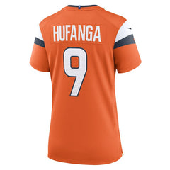 NFL Denver Broncos Talanoa Hufanga  Women's Team Game Jersey