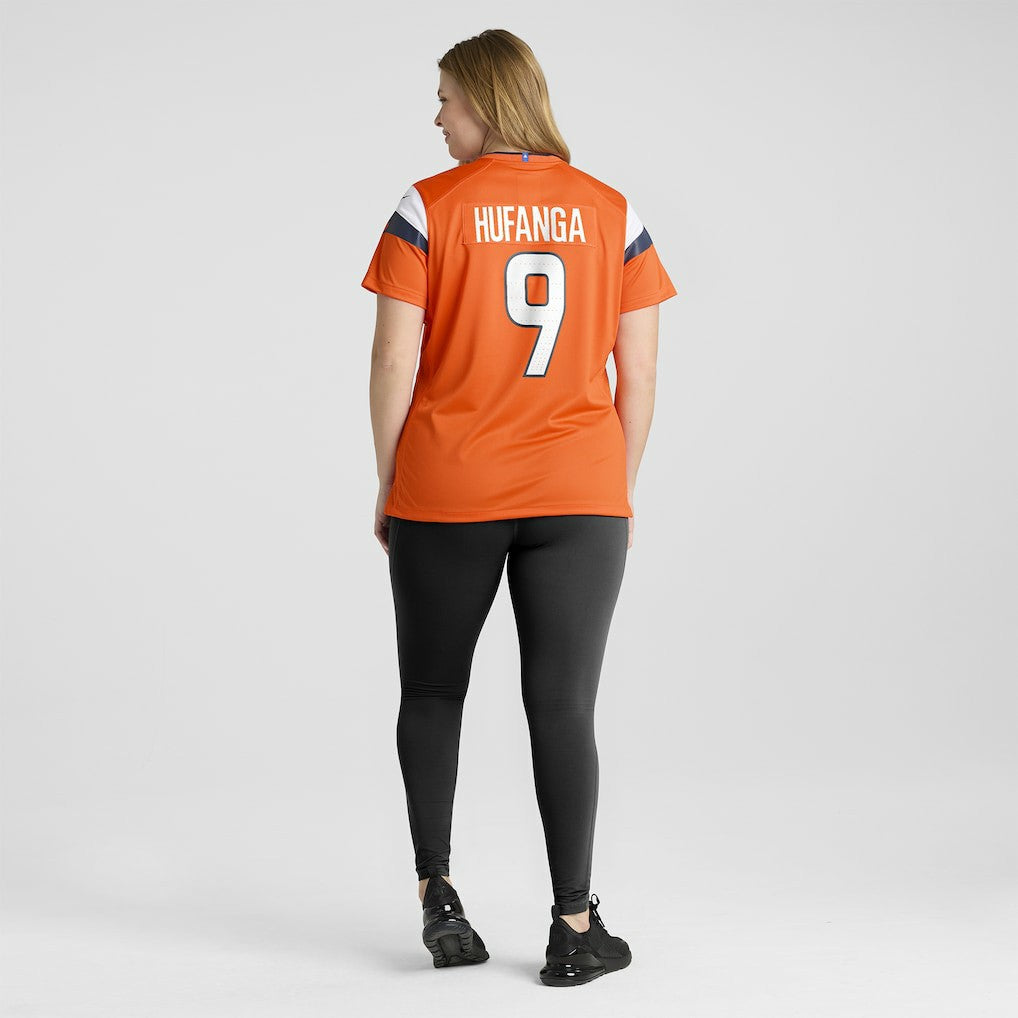 NFL Denver Broncos Talanoa Hufanga  Women's Team Game Jersey
