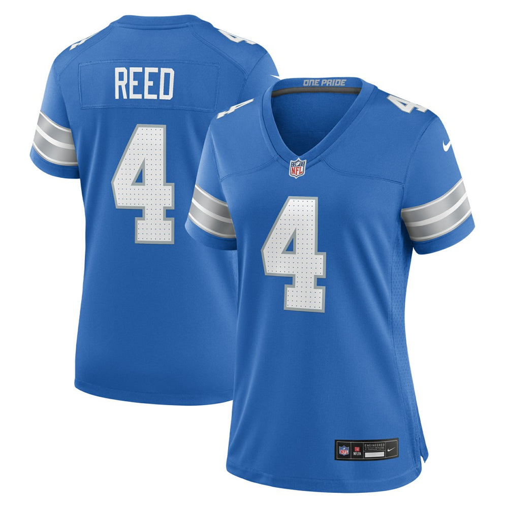 NFL Detroit Lions D.J. Reed  Women's Team Game Jersey