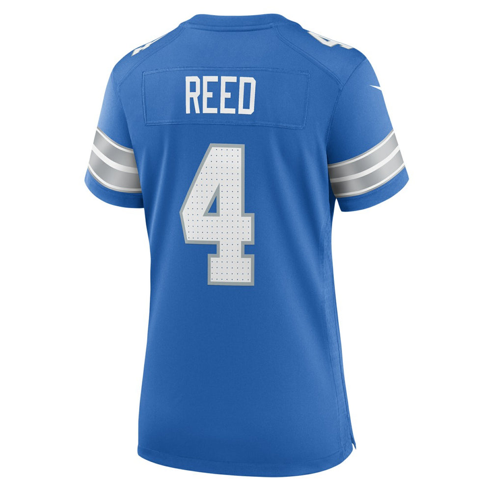 NFL Detroit Lions D.J. Reed  Women's Team Game Jersey