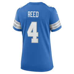 NFL Detroit Lions D.J. Reed  Women's Team Game Jersey