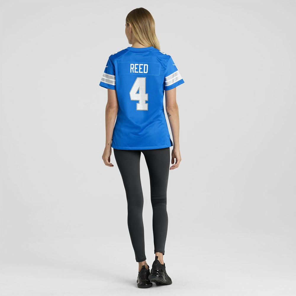 NFL Detroit Lions D.J. Reed  Women's Team Game Jersey