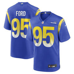 NFL Los Angeles Rams Poona Ford  Team Game Jersey