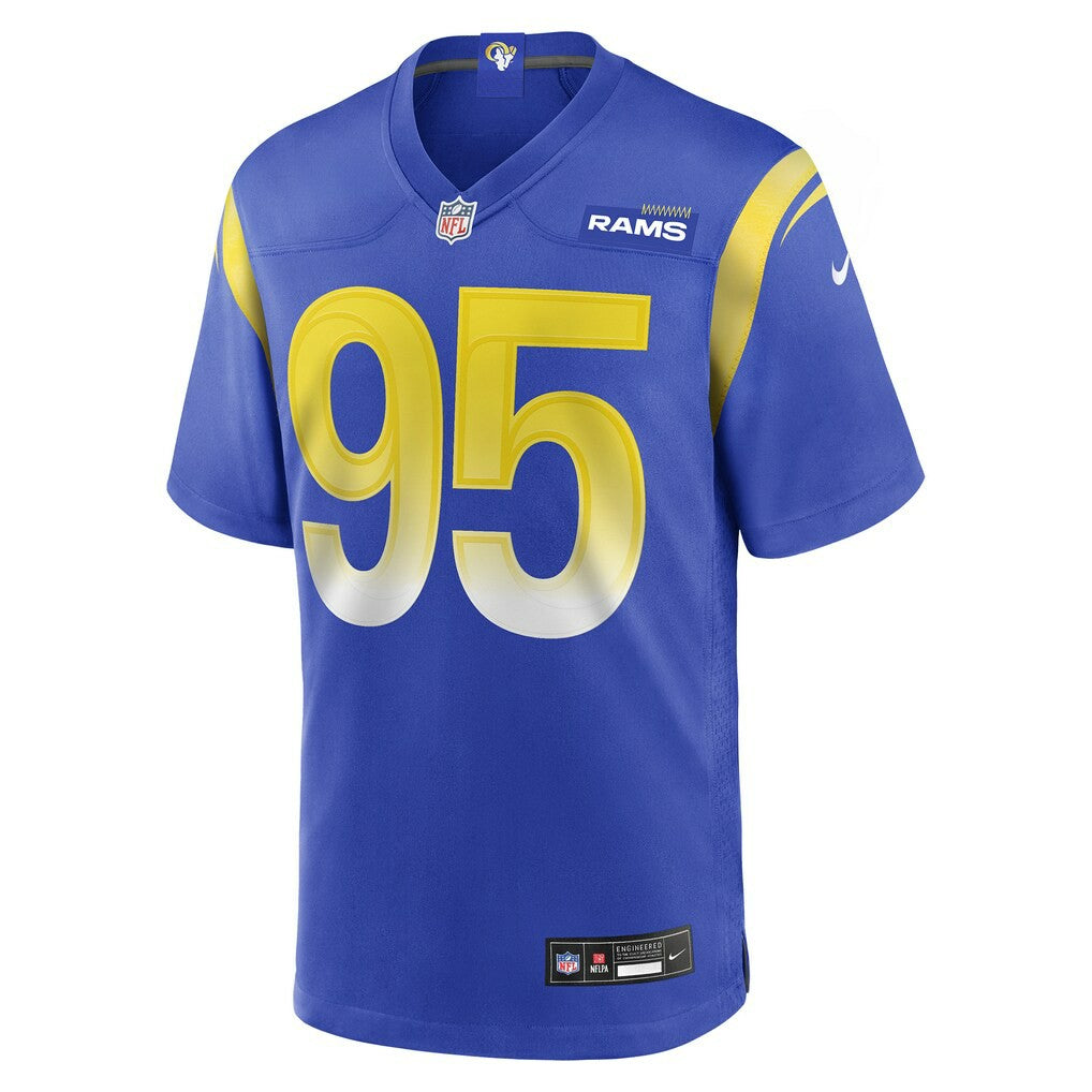 NFL Los Angeles Rams Poona Ford  Team Game Jersey