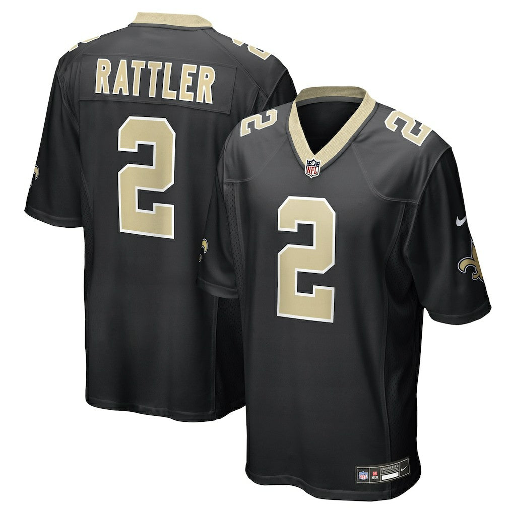 NFL New Orleans Saints Spencer Rattler  Team Game Jersey