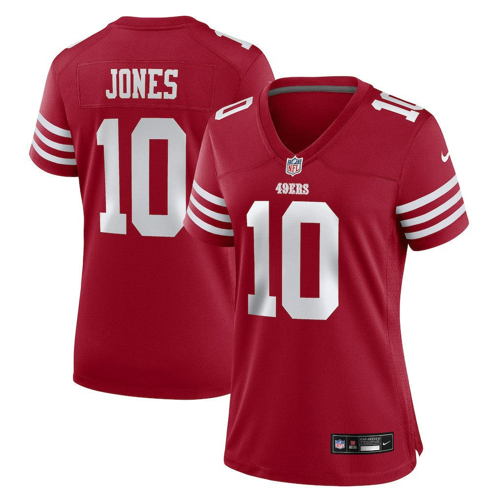 NFL San Francisco 49ers Mac Jones  Women's Team Game Jersey