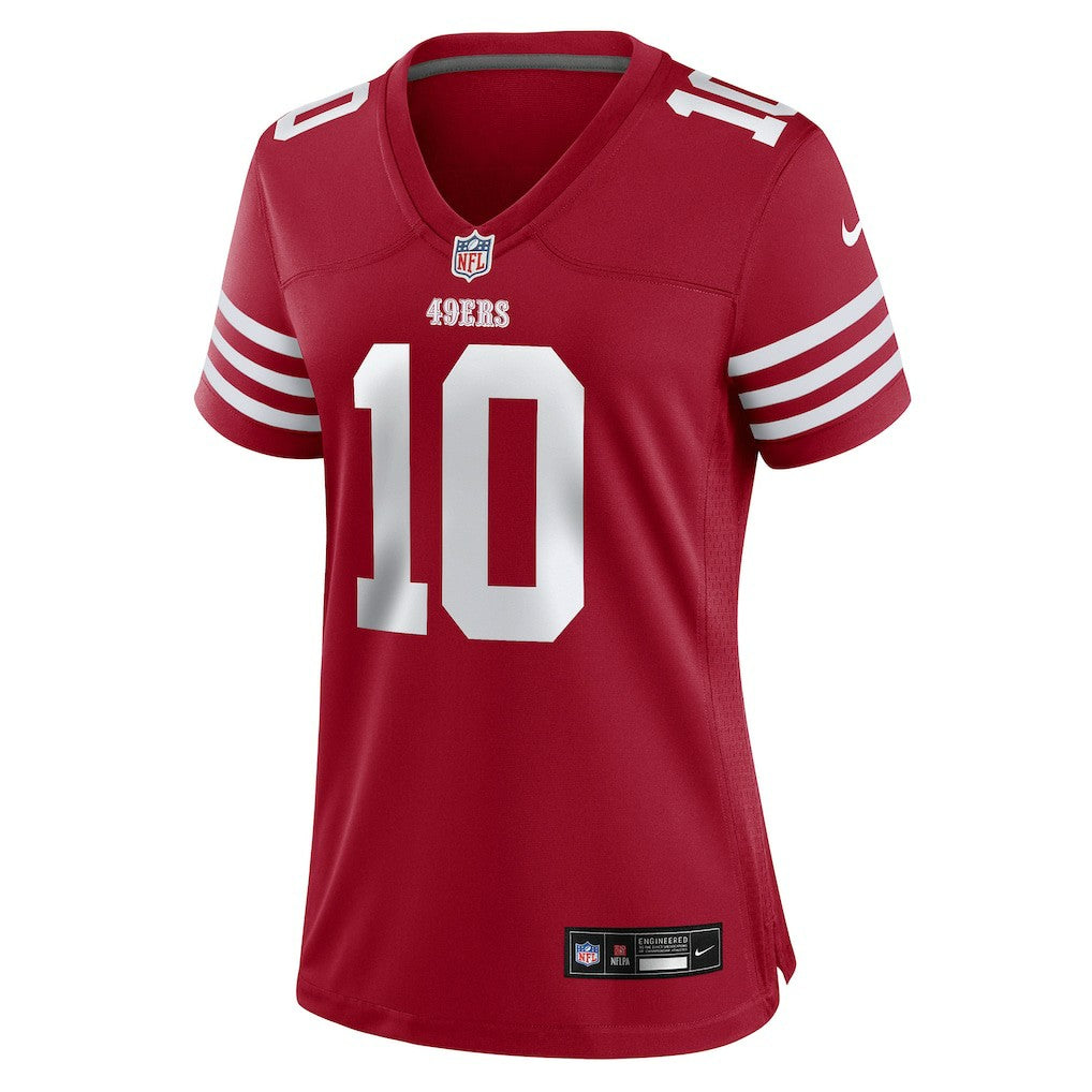 NFL San Francisco 49ers Mac Jones  Women's Team Game Jersey