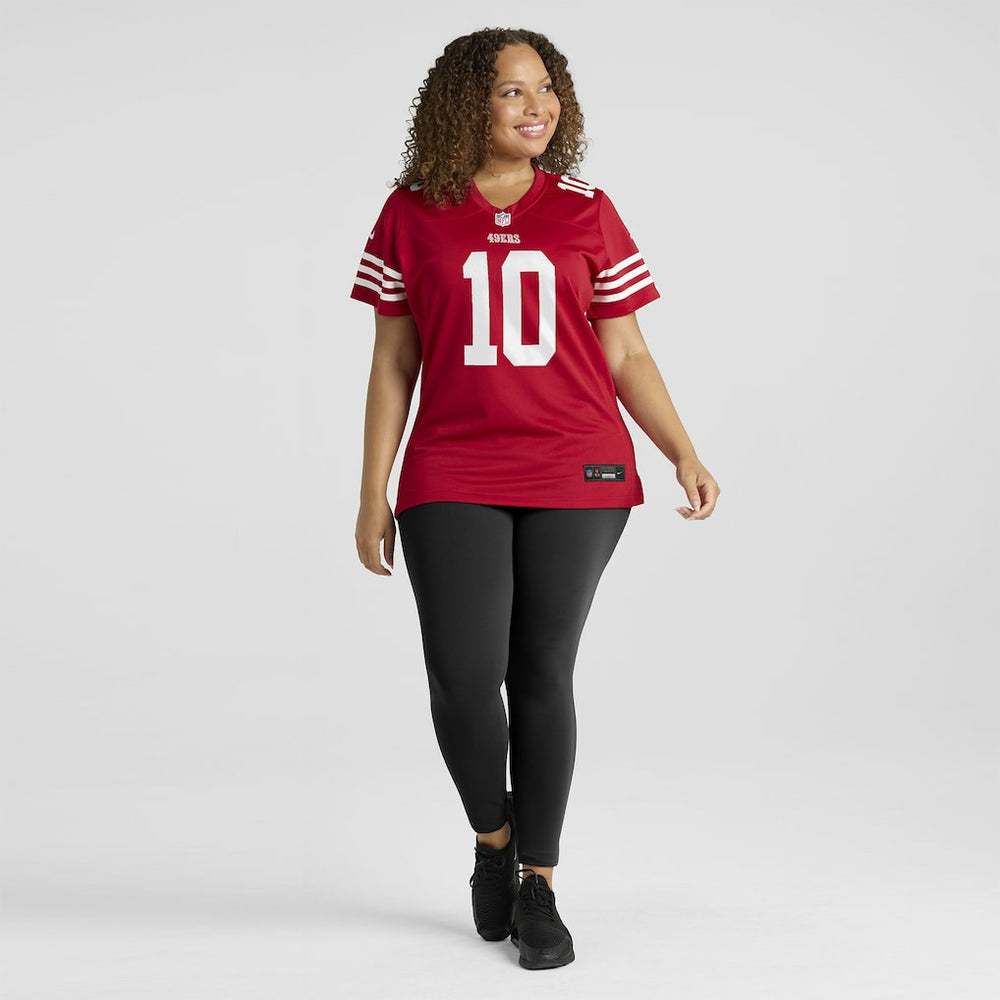 NFL San Francisco 49ers Mac Jones  Women's Team Game Jersey