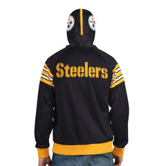 NFL Pittsburgh Steelers Pro Player Helmet Full-Zip Hooded Track Jacket