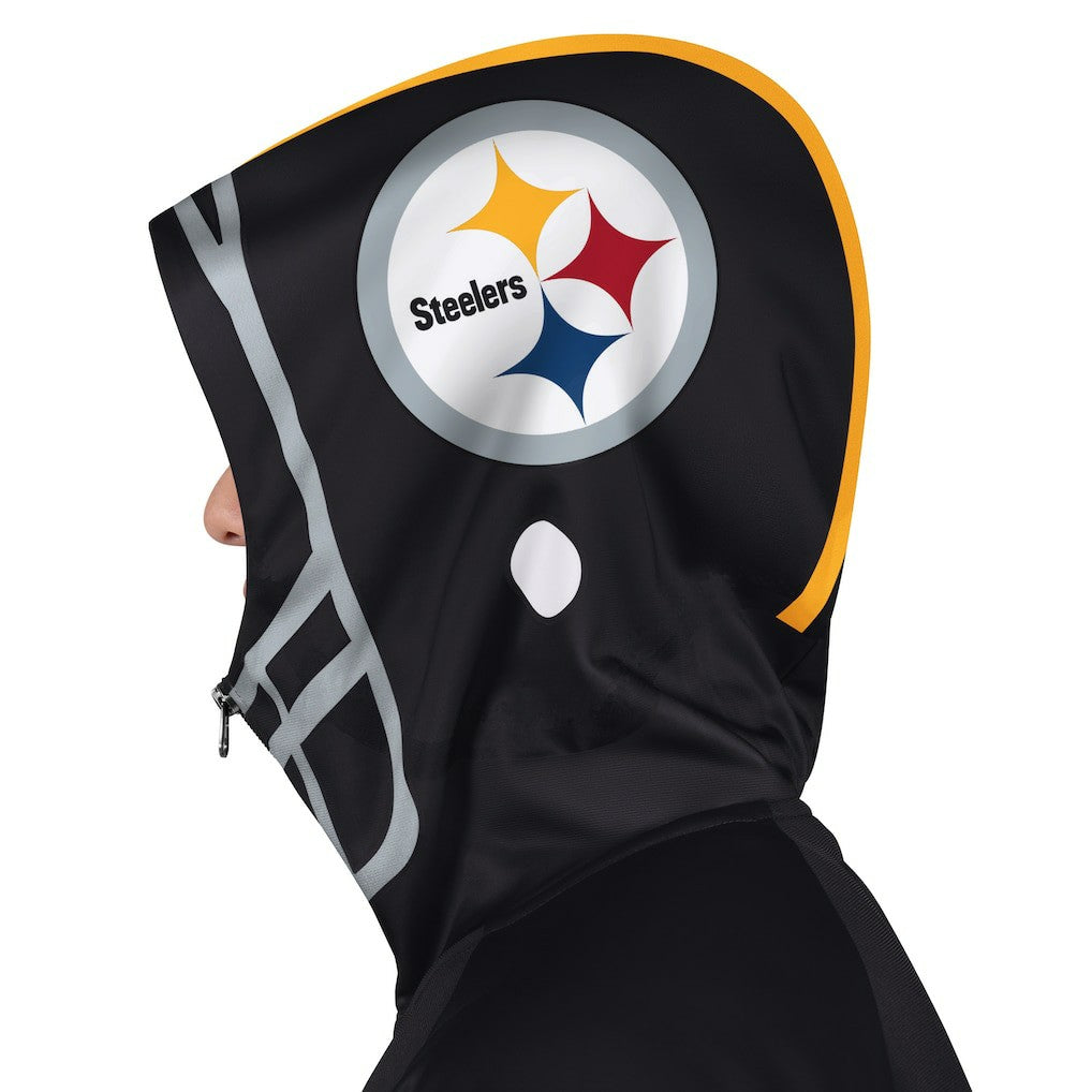 NFL Pittsburgh Steelers Pro Player Helmet Full-Zip Hooded Track Jacket