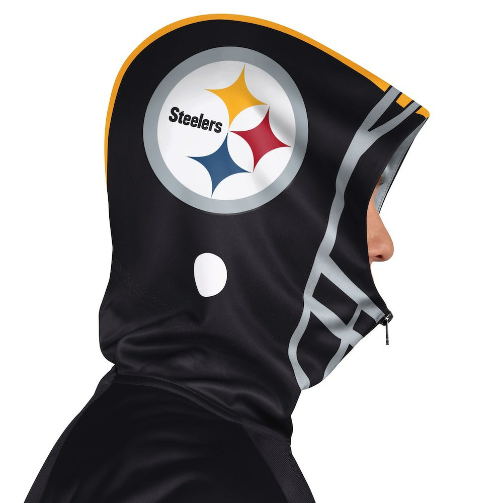 NFL Pittsburgh Steelers Pro Player Helmet Full-Zip Hooded Track Jacket