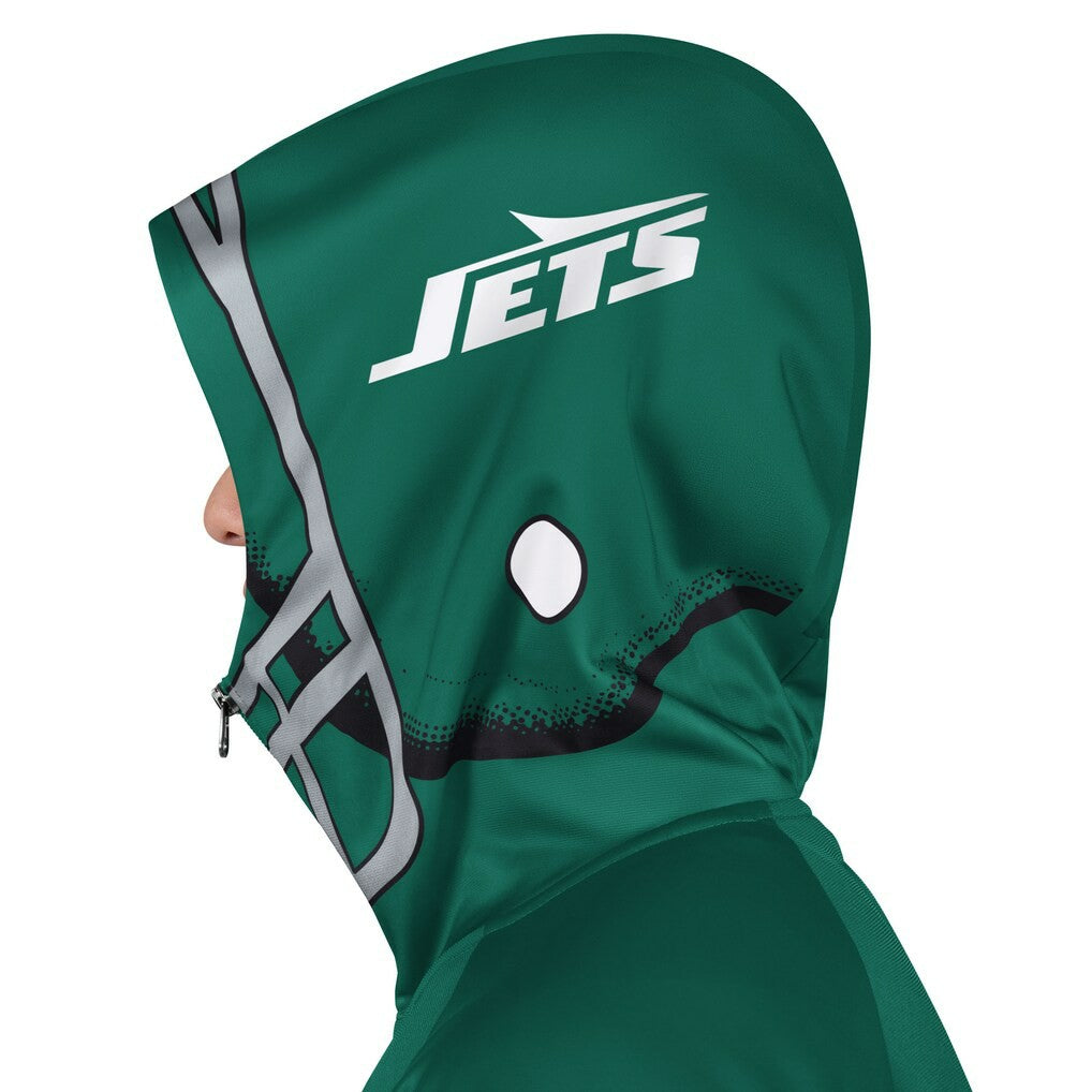 NFL New York Jets Pro Player Helmet Full-Zip Hooded Track Jacket