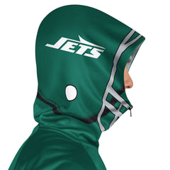 NFL New York Jets Pro Player Helmet Full-Zip Hooded Track Jacket
