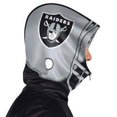 NFL Las Vegas Raiders Pro Player Helmet Full-Zip Hooded Track Jacket