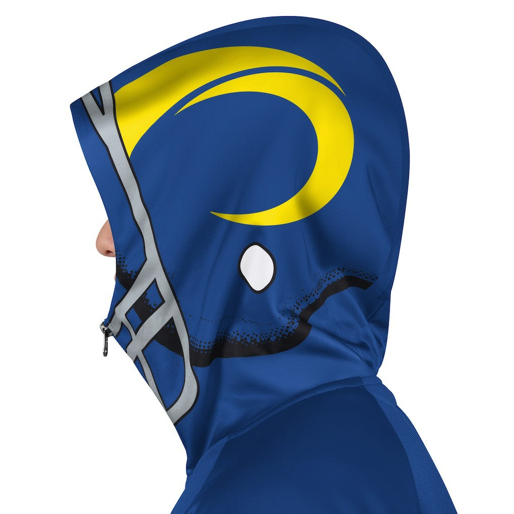 NFL Los Angeles Rams Pro Player Helmet Full-Zip Hooded Track Jacket