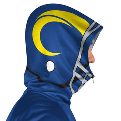 NFL Los Angeles Rams Pro Player Helmet Full-Zip Hooded Track Jacket
