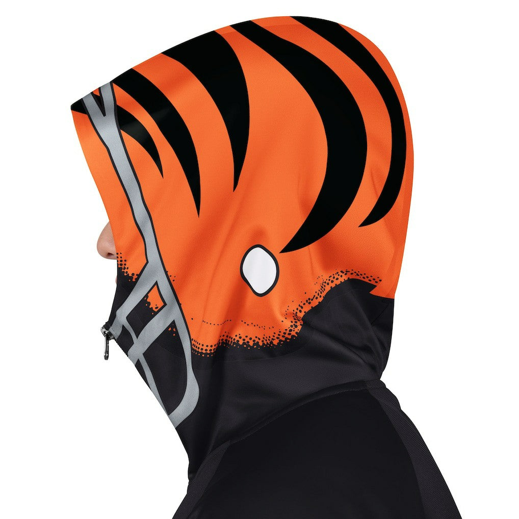NFL Cincinnati Bengals Pro Player Helmet Full-Zip Hooded Track Jacket