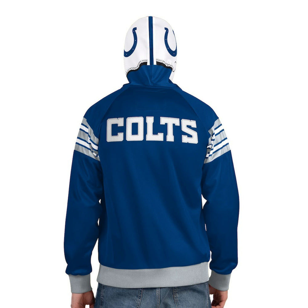 NFL Indianapolis Colts Pro Player Helmet Full-Zip Hooded Track Jacket