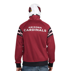 NFL Arizona Cardinals Pro Player Helmet Full-Zip Hooded Track Jacket