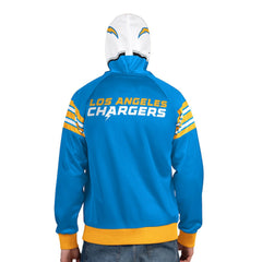 NFL Los Angeles Chargers Pro Player Helmet Full-Zip Hooded Track Jacket