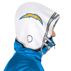 NFL Los Angeles Chargers Pro Player Helmet Full-Zip Hooded Track Jacket