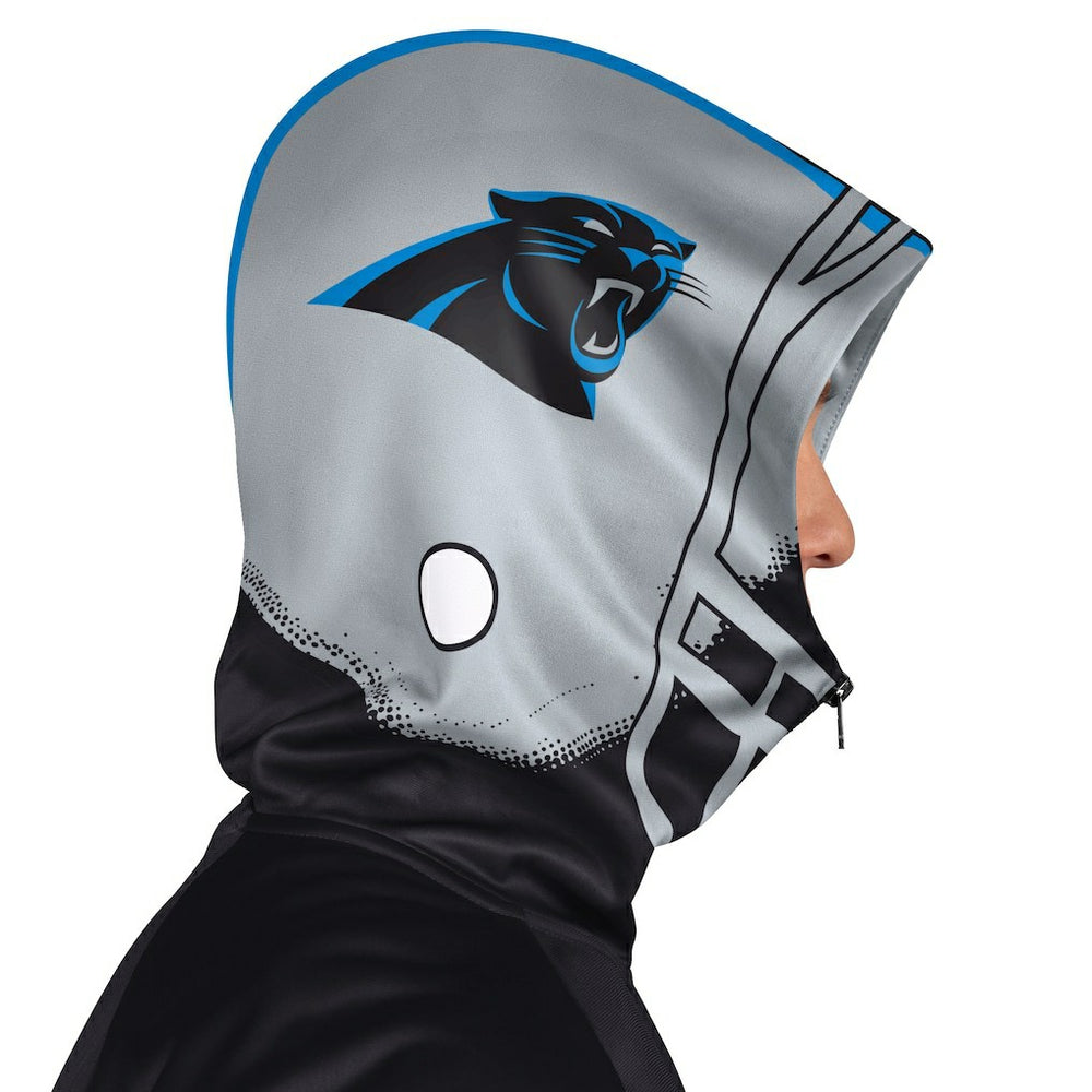 NFL Carolina Panthers Pro Player Helmet Full-Zip Hooded Track Jacket