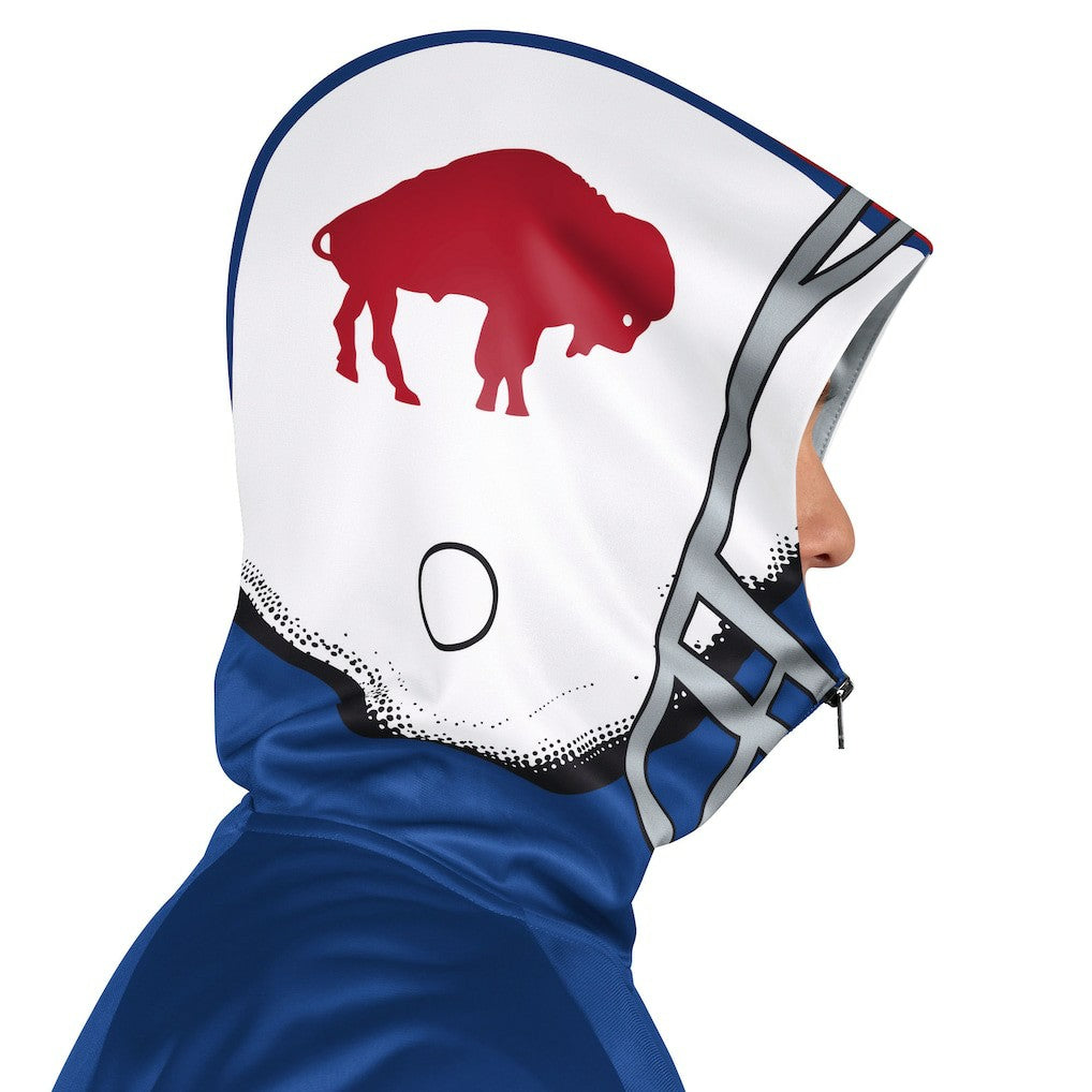 NFL Buffalo Bills Pro Player Retro Helmet Full-Zip Hooded Track Jacket