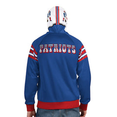 NFL New England Patriots Pro Player Retro Helmet Full-Zip Hooded Track Jacket