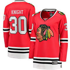 Spencer Knight Chicago Blackhawks Fanatics Women's Home Breakaway Player Jersey