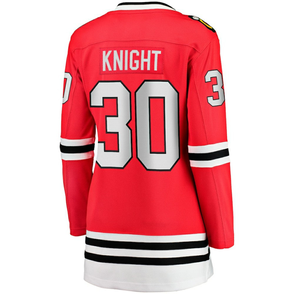 Spencer Knight Chicago Blackhawks Fanatics Women's Home Breakaway Player Jersey