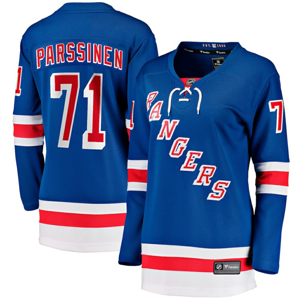 Juuso Parssinen New York Rangers Fanatics Women's Home Breakaway Player Jersey