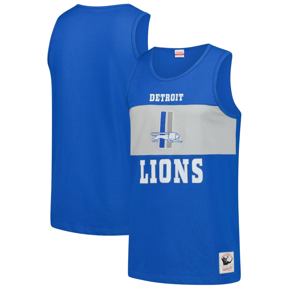 NFL Detroit Lions Retro Colorblock Tank Top