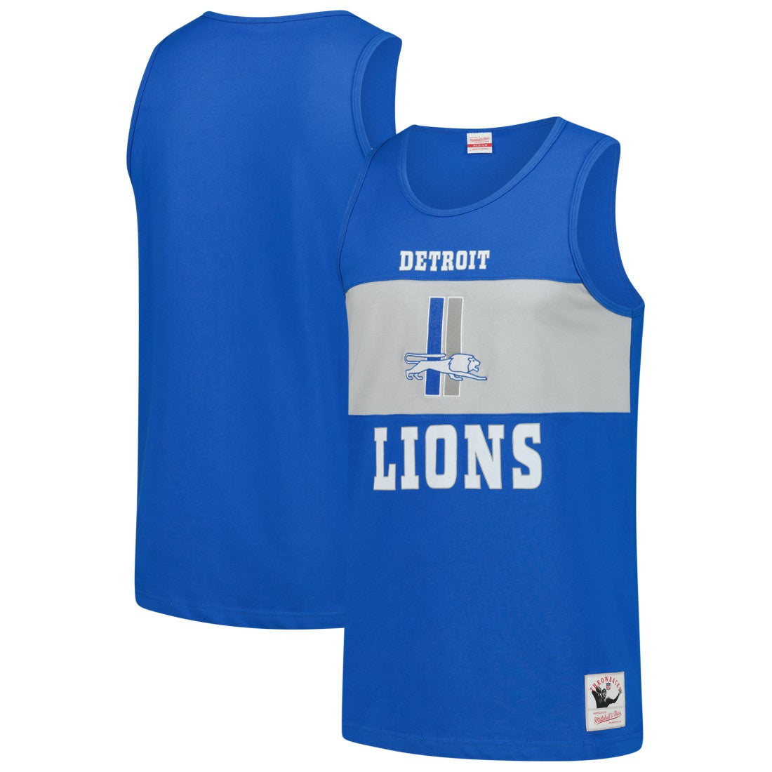 NFL Detroit Lions Retro Colorblock Tank Top