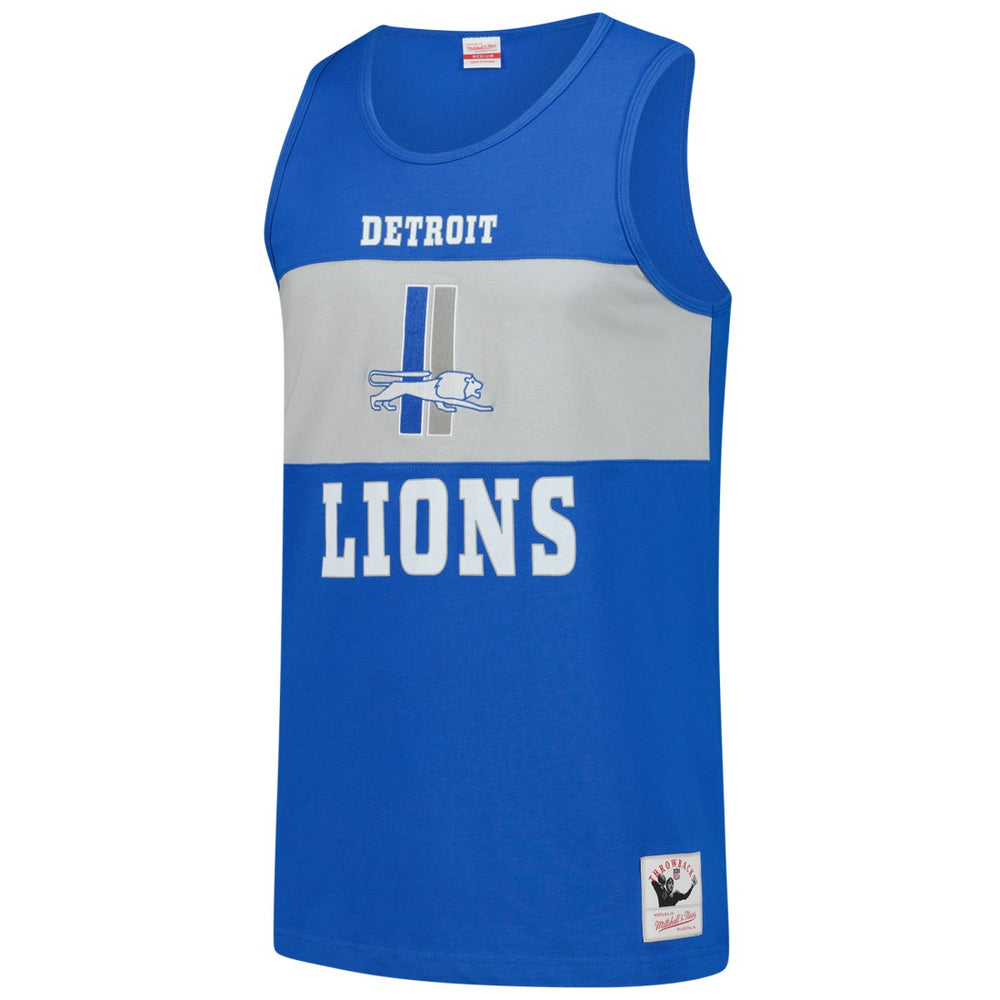 NFL Detroit Lions Retro Colorblock Tank Top