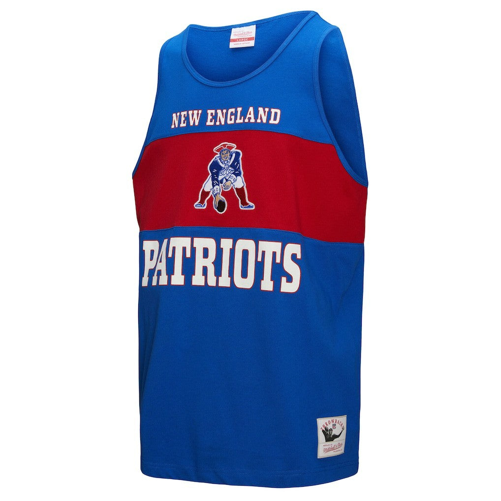 NFL New England Patriots Retro Colorblock Tank Top