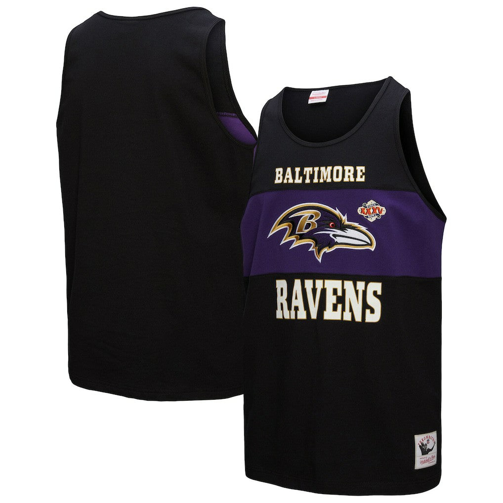 NFL Baltimore Ravens Retro Colorblock Tank Top