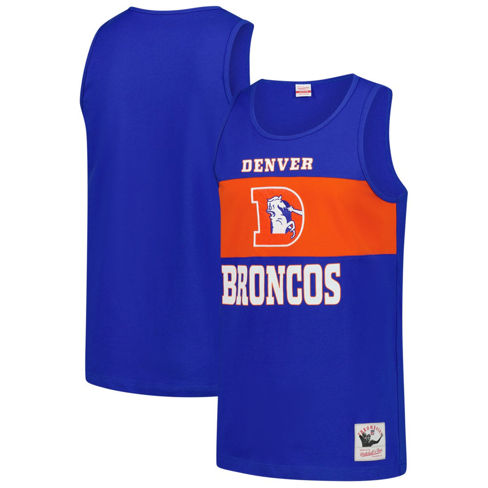 NFL Denver Broncos Retro Colorblock Tank Top