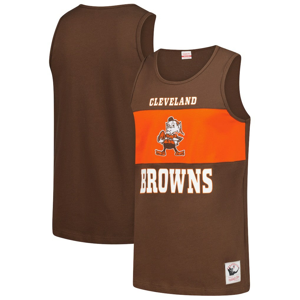 NFL Cleveland Browns Retro Colorblock Tank Top